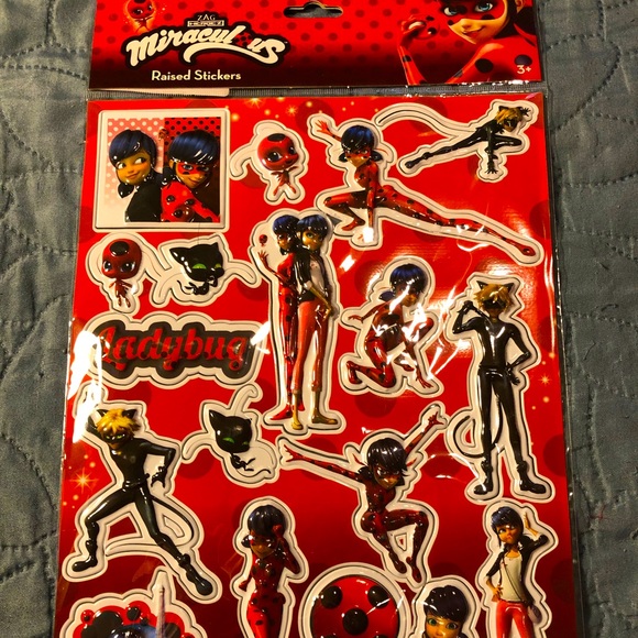 Miraculous Ladybug puffy sticker sheet - Picture 1 of 2